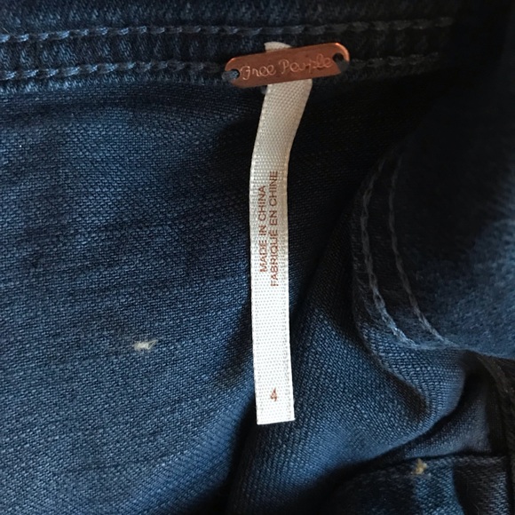 Free People Denim Skirt Y2K - Picture 6 of 6